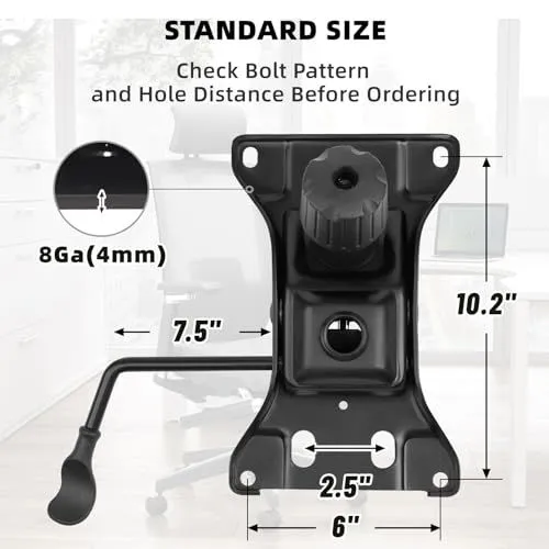 Office Chair Tilt Control Replacement Mechanism Specifications