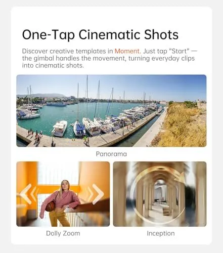 One-Tap Cinematic Shots