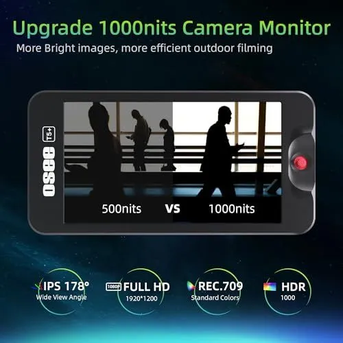 Osee T5+ 1000 Nits Camera Monitor