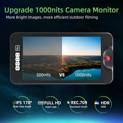 Osee T5 Plus 1000 Nits Camera Monitor Overview