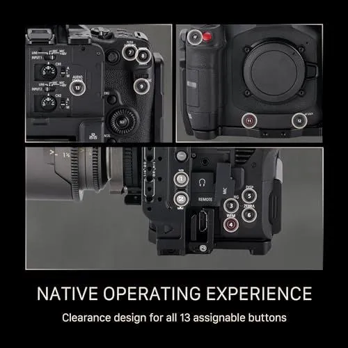 Overview of Assignable Buttons on a Cinema Camera