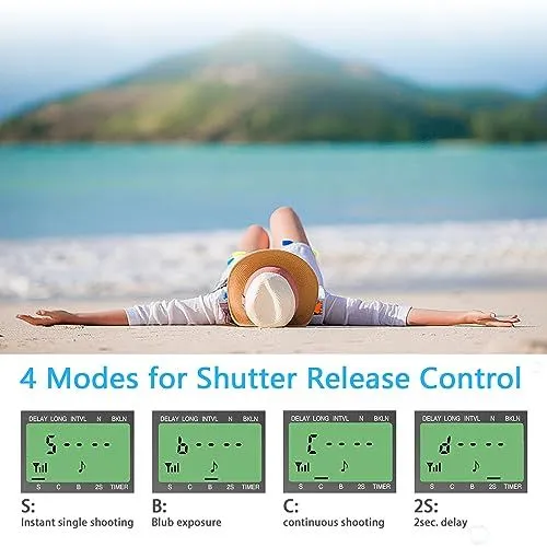 Aodelan Wireless Shutter Release And Timer Remote For Canon EOS