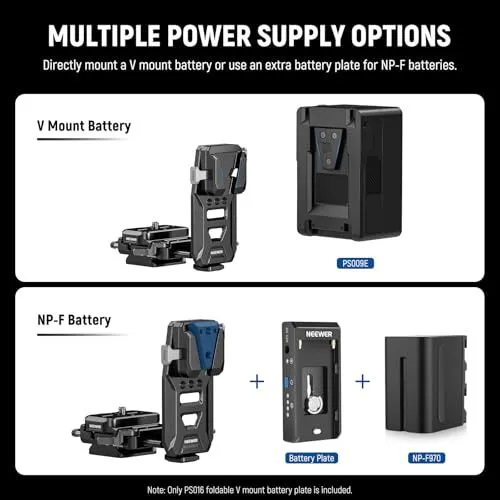 Overview of Neewer V Mount Battery Plate Power Options