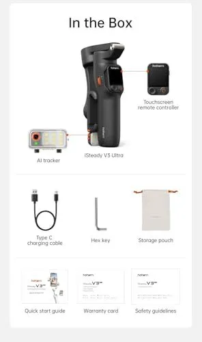 Package Contents for iSteady V3 Ultra
