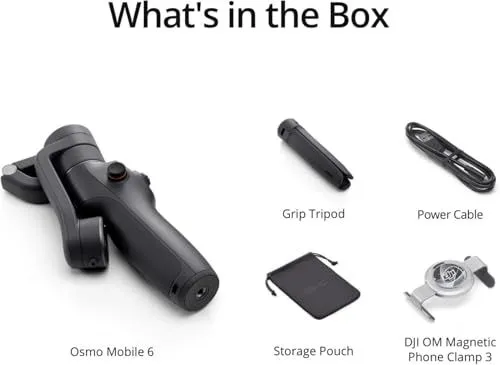 Package Contents for Osmo Mobile 6
