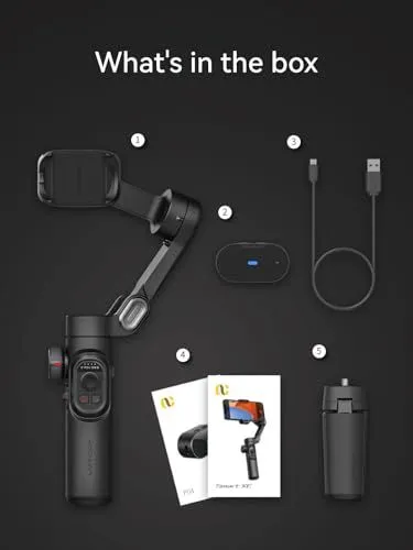 Package Contents for Smartphone Gimbal