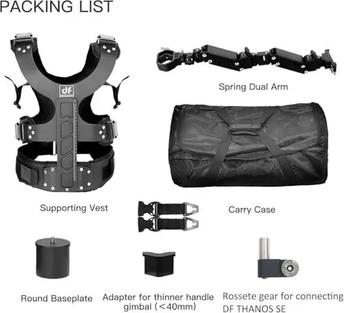 Packing List for Camera Support System