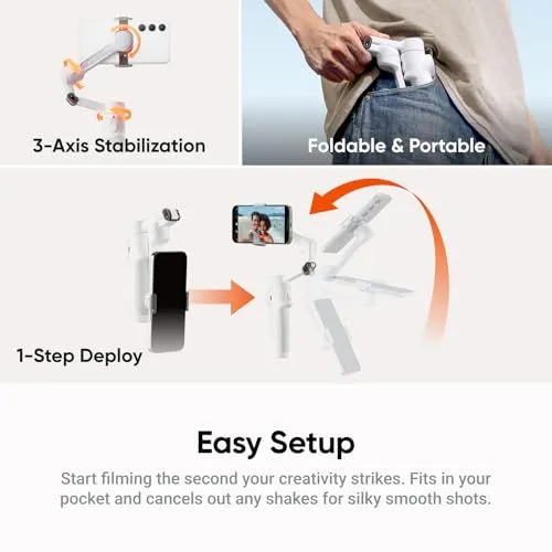 Portable 3-Axis Smartphone Stabilizer