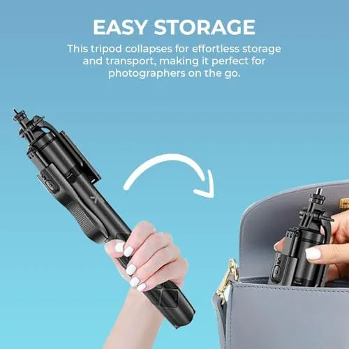 Portable Collapsible Tripod for Easy Storage
