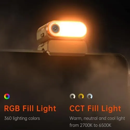Portable RGB and CCT Fill Light for Smartphones