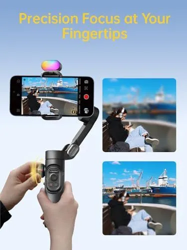 Precision Focus Feature for Smartphone Gimbal