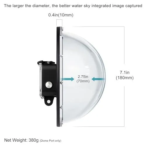 Product Specifications for Underwater Dome Port