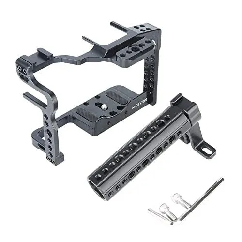 Professional Camera Cage Kit with Top Handle
