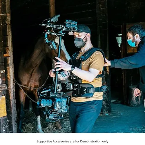 Professional Camera Operator with Stabilizer Rig