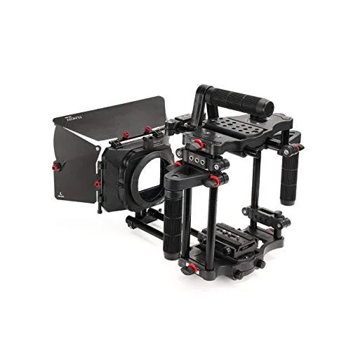 FILMCITY Power DSLR Camera Cage With MB-600 Matte Box Kit
