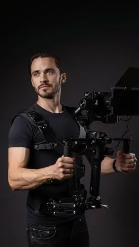 Professional Cinematographer with Camera Rig