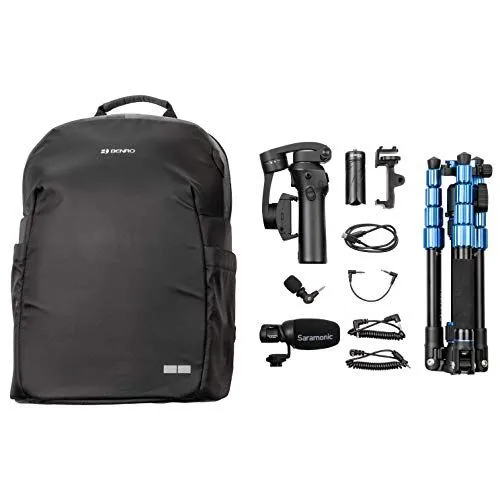 Saramonic Roadieographer Content Creation Kit with Backpack and Tripod