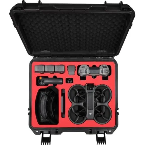 Drogear Waterproof Hard Case For DJI Avata 2 Fly More Combo