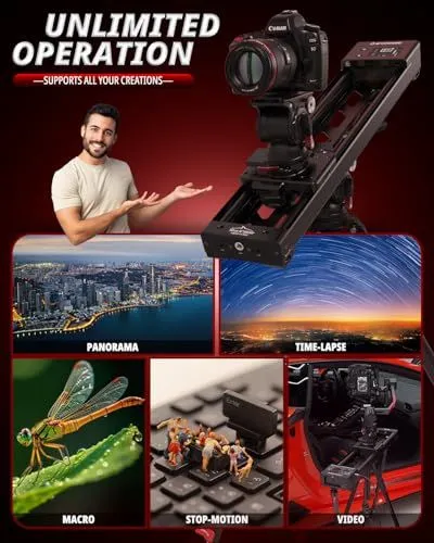 Professional Motorized Camera Slider Applications