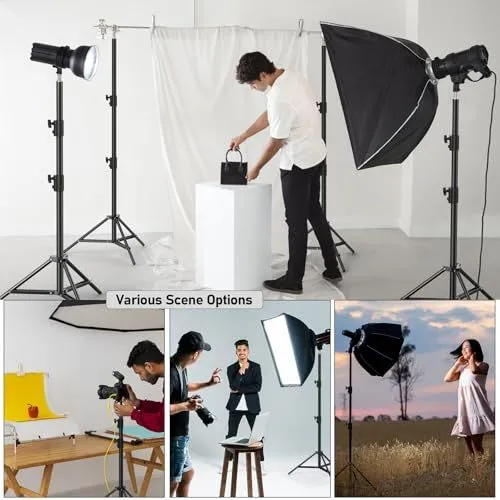 Professional Studio Lighting Equipment and Setup Scenarios