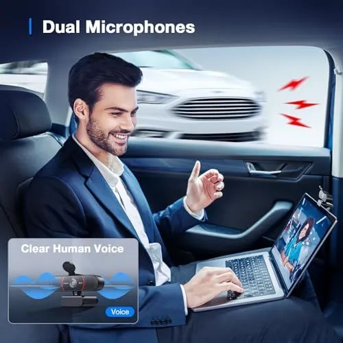 Promotional Image for Dual Microphone Webcam