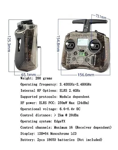 RadioMaster Pocket Radio Controller Specifications
