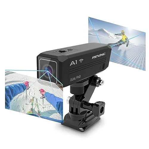 RexingUSA A1 1080p Two-Way Action Camera