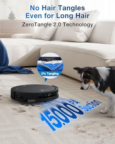 Robot Vacuum with ZeroTangle Technology