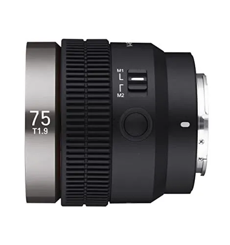 Samyang V-AF 75mm T1.9 Cine Lens Profile