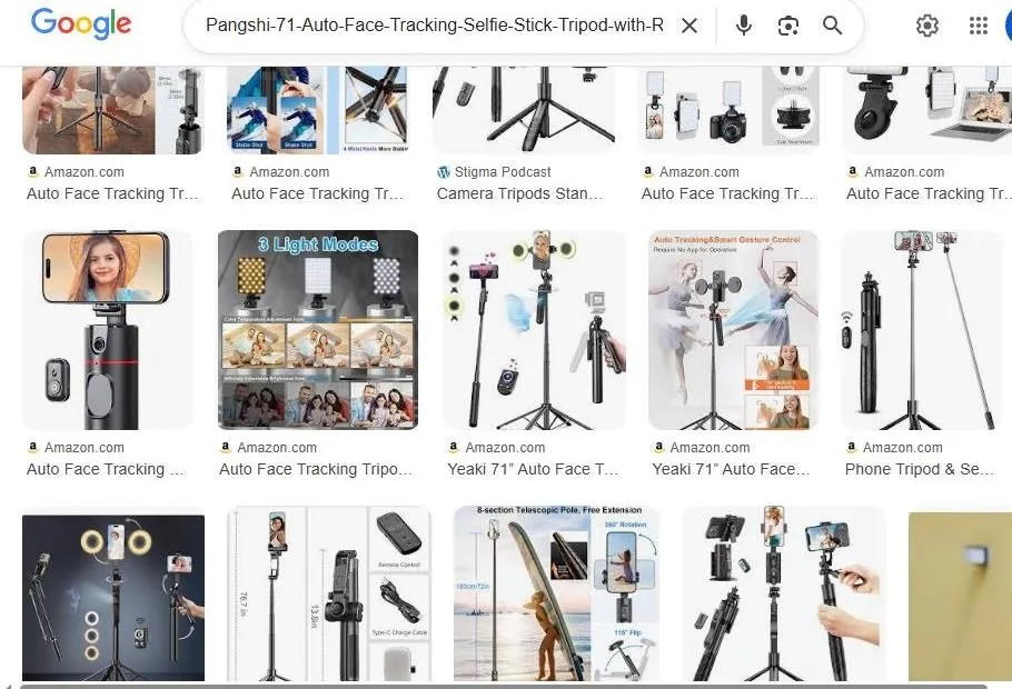 Search Results for Auto Face Tracking Selfie Stick Tripods