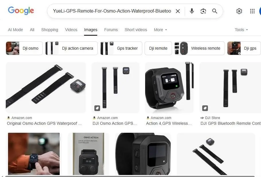 Search Results for DJI Osmo Action GPS Bluetooth Remote