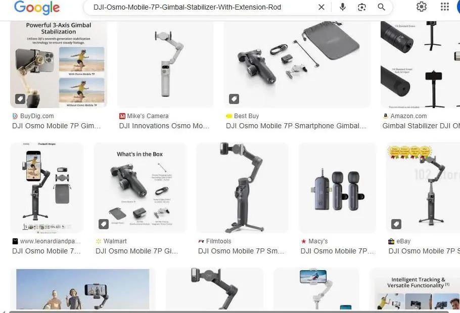 Search results for DJI Osmo Mobile 7P