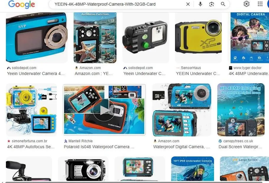 Search Results for Yeein Waterproof Digital Cameras