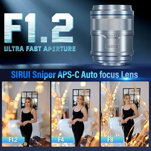 Sirui Sniper Series 16mm F1.2 Lens Feature Graphic