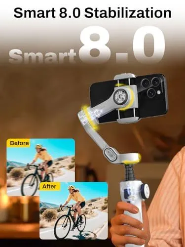 Smart 8.0 Stabilization Gimbal Features