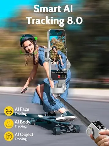 Smart AI Tracking 8.0 Gimbal Stabilizer