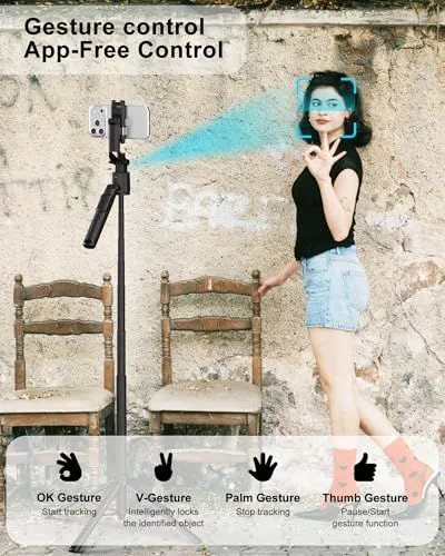 Smart Gesture Tracking Tripod