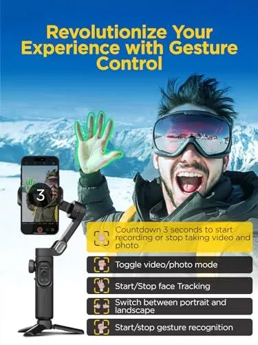 Smart Gimbal Gesture Control Features