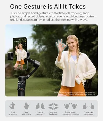 Smart Gimbal Gesture Control Guide