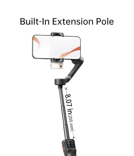 Smart Gimbal Stabilizer with Extension Pole