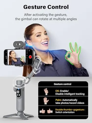 Smart Phone Gimbal Gesture Controls