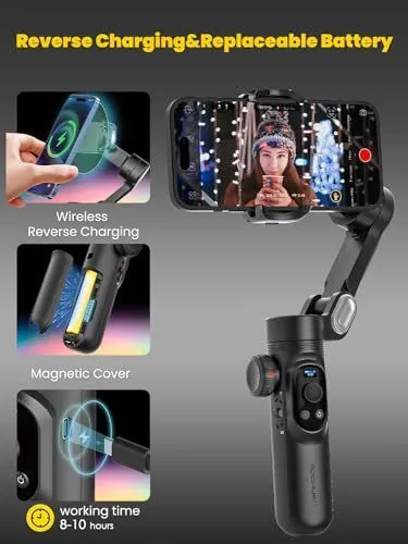 Smart Smartphone Gimbal Stabilizer Features