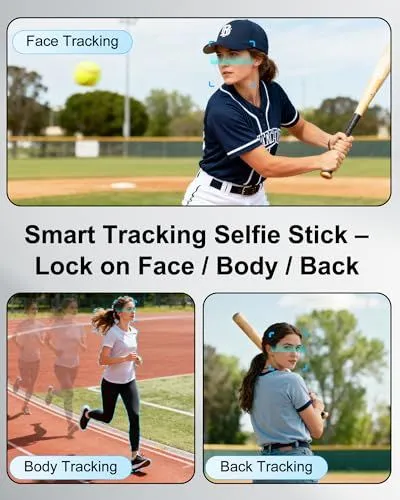Smart Tracking Selfie Stick Features