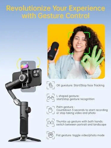 Smartphone Gimbal Gesture Controls