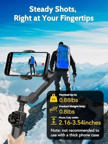 Smartphone Gimbal Stabilizer Features
