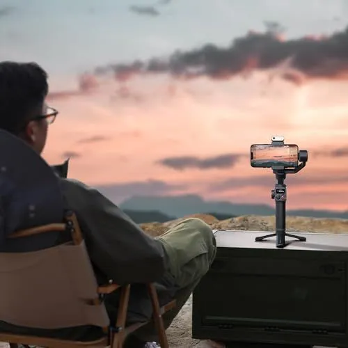 Smartphone Gimbal Sunset Setup