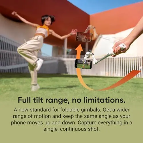 Smartphone Gimbal with Extended Tilt Range