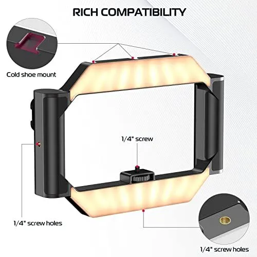 Smartphone Video Rig with LED Lighting