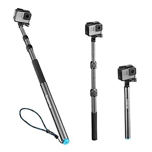 Smatree Carbon Fiber Floating Selfie Stick for GoPro and DJI Osmo
