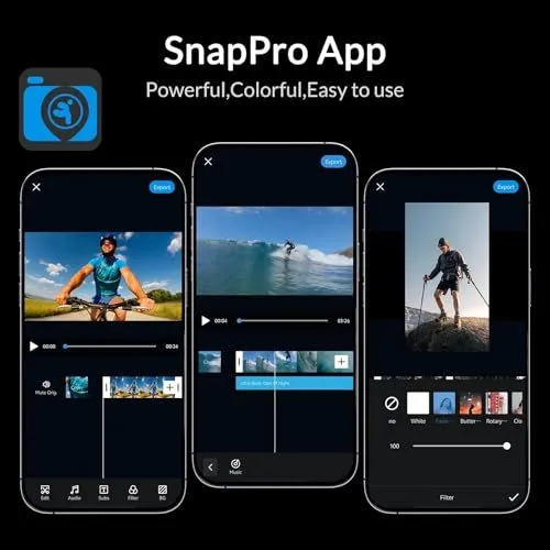 SnappPro App Promotional Interface Display